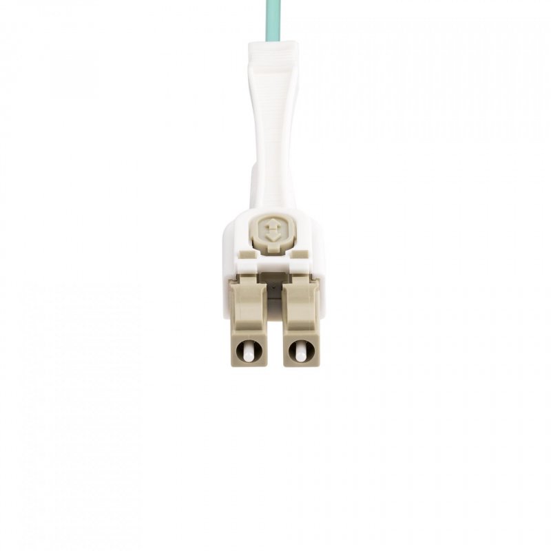 StarTech.com 450FBLCLC4PP fibre optic cable 4 m LC LOMM OM4 Aqua colour
