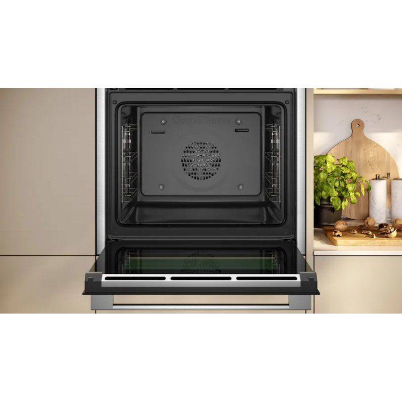 Neff N 70 B24CR31N0 oven 71 L A Black, Stainless steel