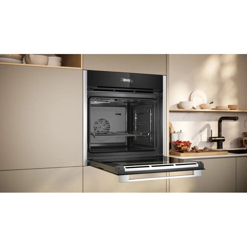 Neff N 70 B24CR31N0 oven 71 L A Black, Stainless steel