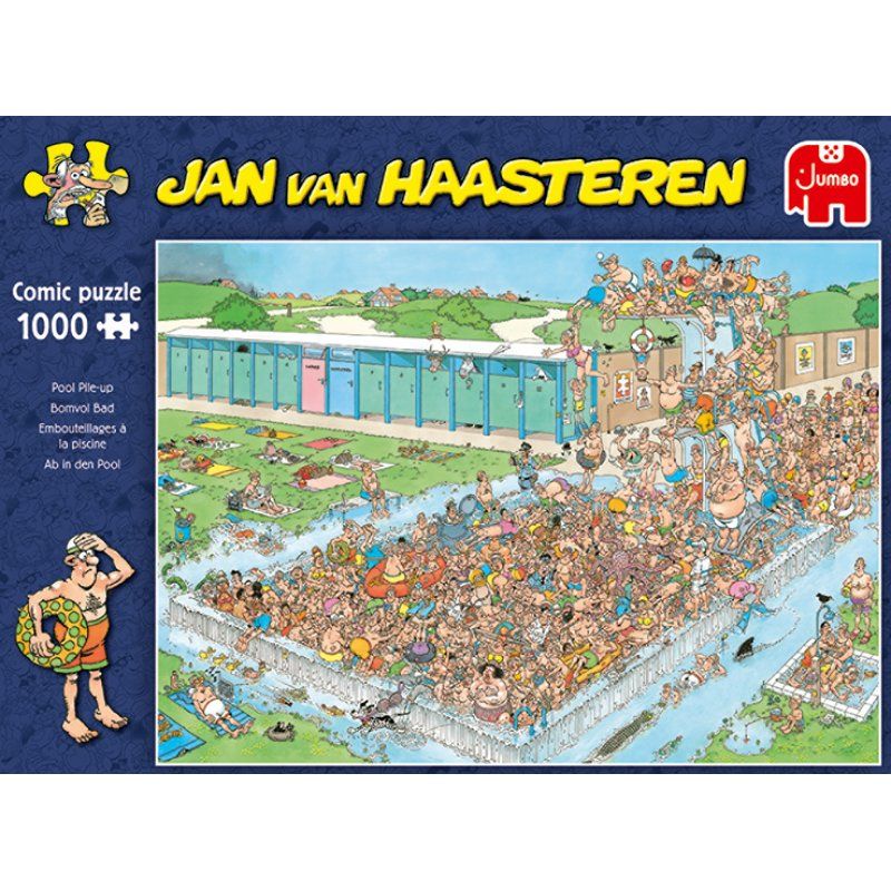 Jan van Haasteren 1000 JVH - Swimming pool Chaos (title not final)
