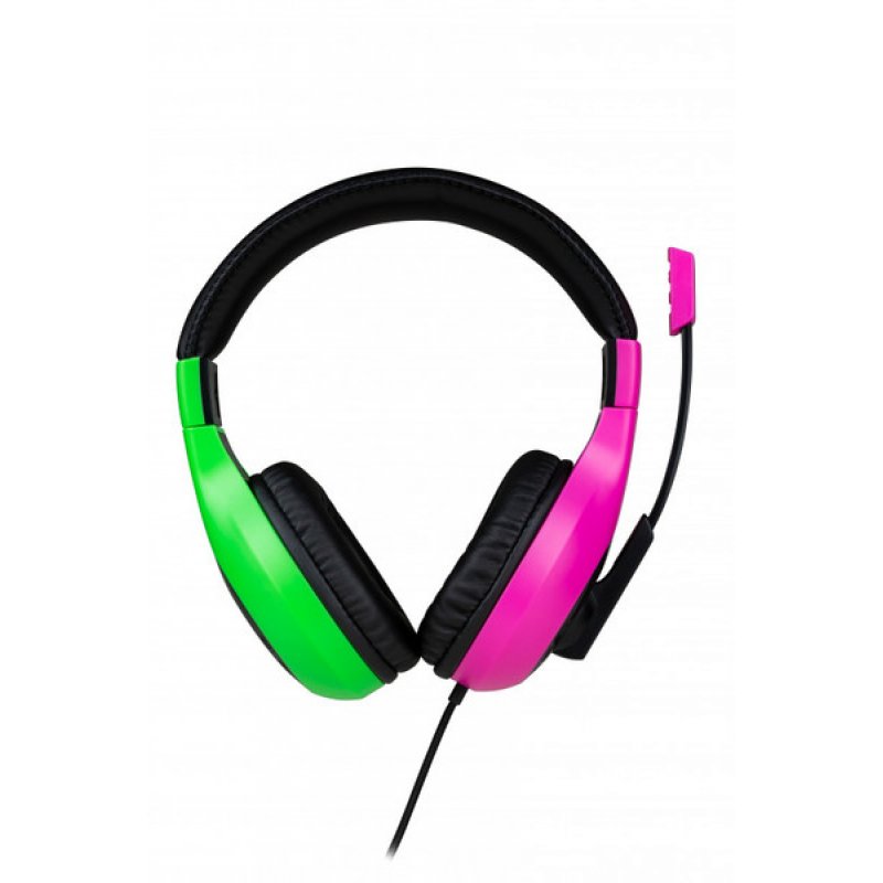 Bigben Interactive Wired Stereo Gaming Headset V1 Head-band Black, Green, Pink