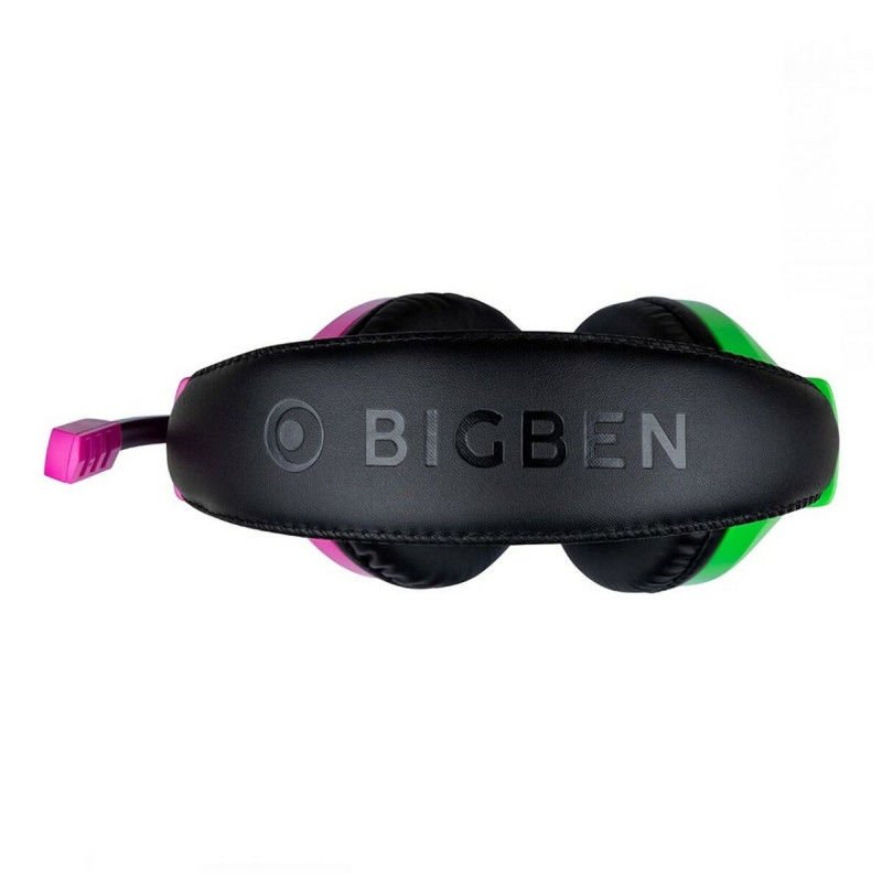 Bigben Interactive Wired Stereo Gaming Headset V1 Head-band Black, Green, Pink