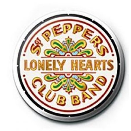 THE BEATLES - SGT Pepper Logo - Button Badge 25mm