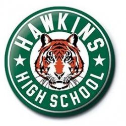 STRANGER THINGS - Hawkins High School - Button Badge 25mm