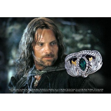 LOTR - Anneau Barahir - argent massif - Taille US 09 FR 59.9