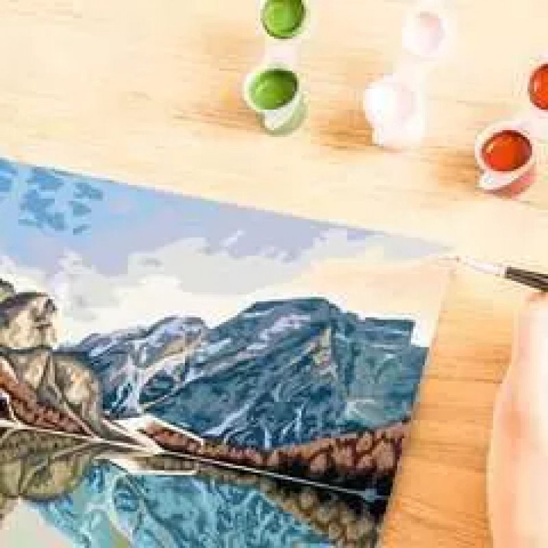 Ravensburger 23612 livre et page à colorier Couleur par kit de peinture par numéros