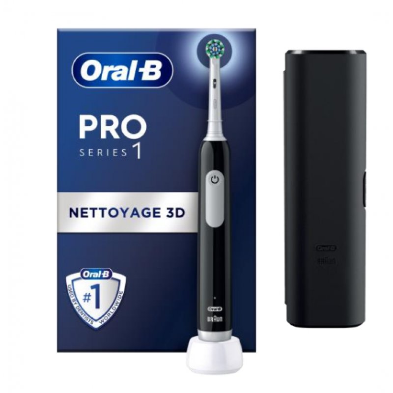 Oral-B Vitality Pro Frozen Adulte Brosse à dents rotative oscillante Noir, Gris