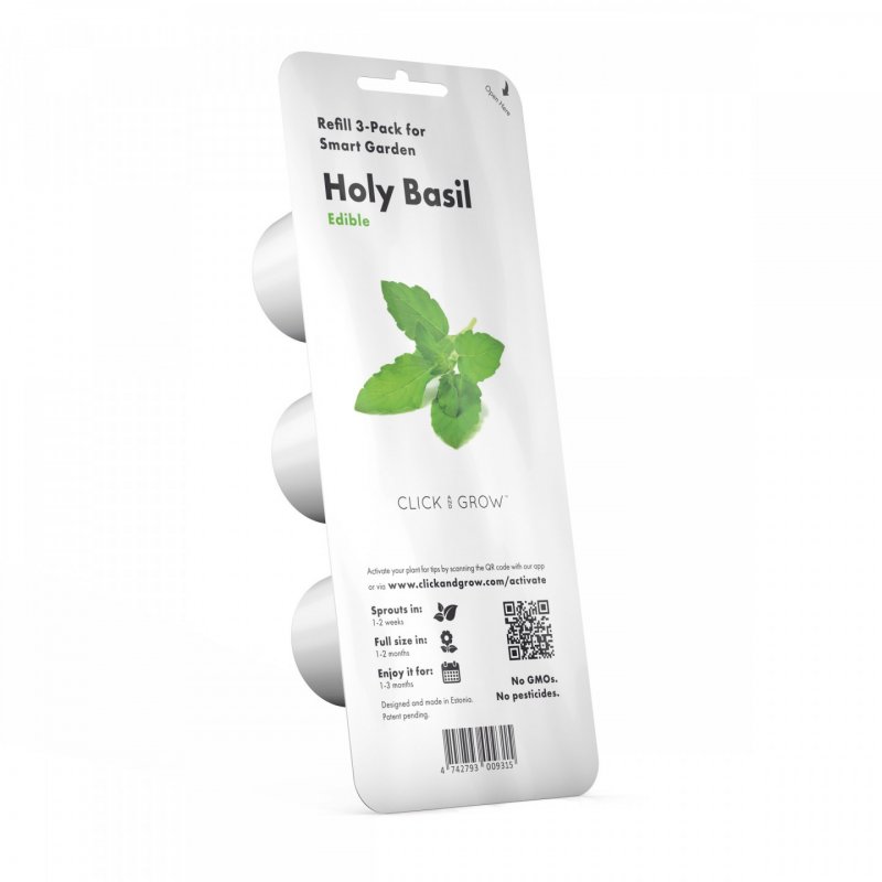 Click and Grow - Smart Garden Refill 3-pack - Holy Basil (SGR66X3)