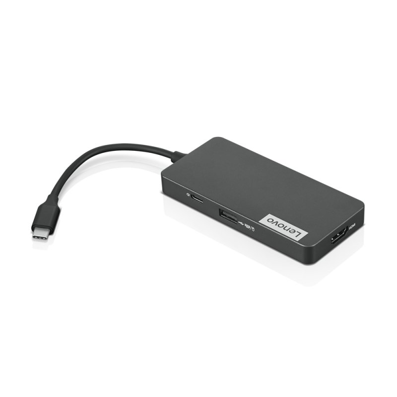 Lenovo GX90T77924 station d'accueil USB 3.2 Gen 1 (3.1 Gen 1) Type-C Gris