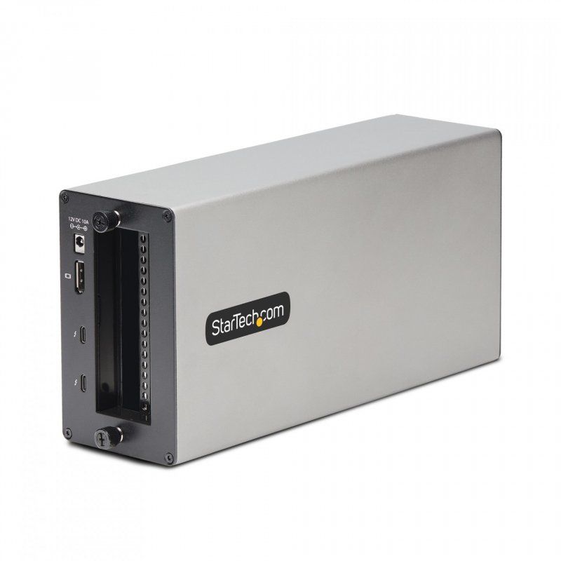 StarTech.com Thunderbolt 3 PCIe Expansion Chassis, External Enclosure W/Dual PCI Express Slots, PCIe Box for