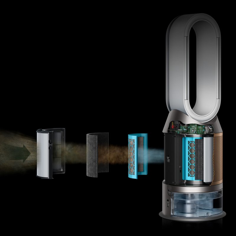 Dyson Purifier Humidify CoolFormaldehyde - PH04 Gold/Weiß
