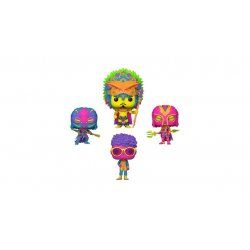 Marvel pack 4 figurines POP! Movies Vinyl Black Panther Wakanda Forever S2 9 cm