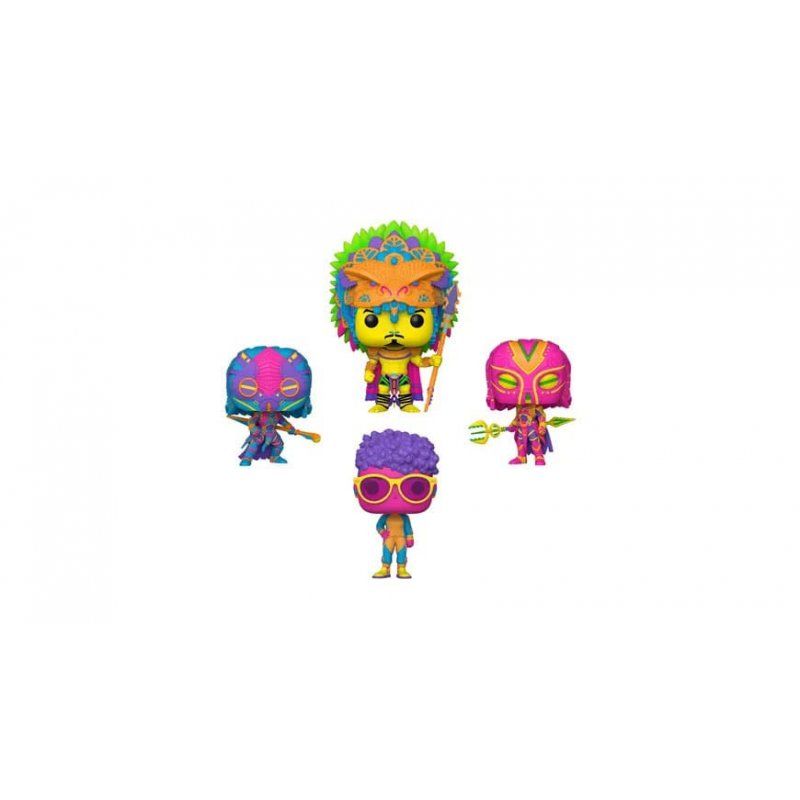 Marvel pack 4 figurines POP! Movies Vinyl Black Panther Wakanda Forever S2 9 cm