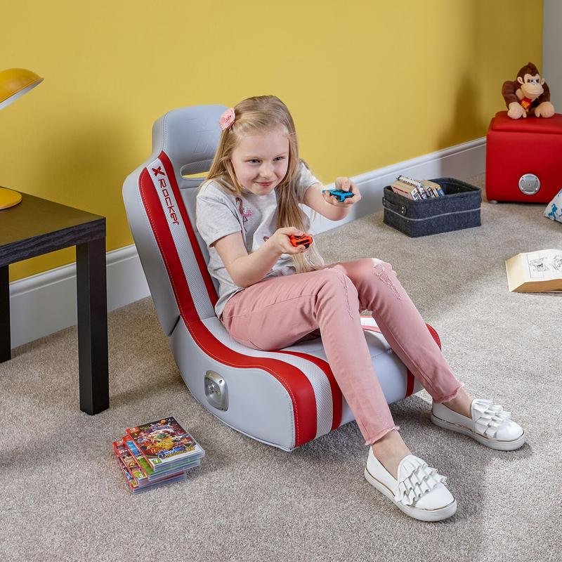 X Rocker Shadow 2.0 Siège de jeu sur console Siège rembourré Rouge, Blanc