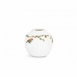 Kähler - Hammershøi Christmas Vase 13 cm - White With Deko (693209)