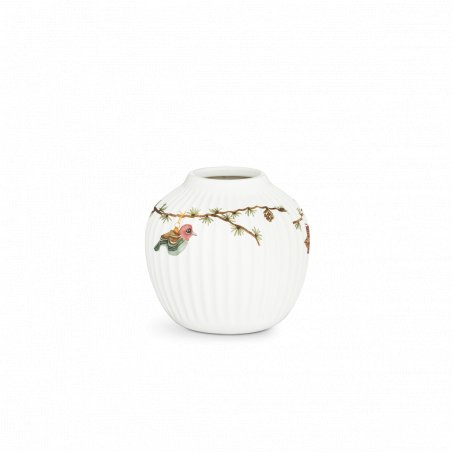 Kähler - Hammershøi Christmas Vase 13 cm - White With Deko (693209)