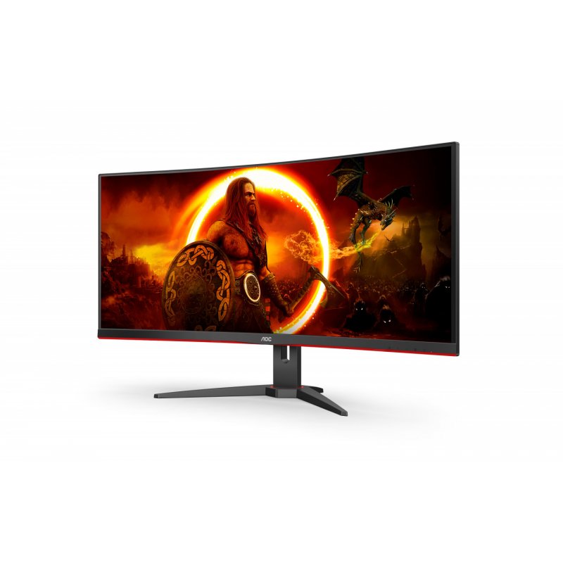 AOC G2 CU34G2XE/BK computer monitor 86.4 cm (34") 3440 x 1440 pixels Black, Red
