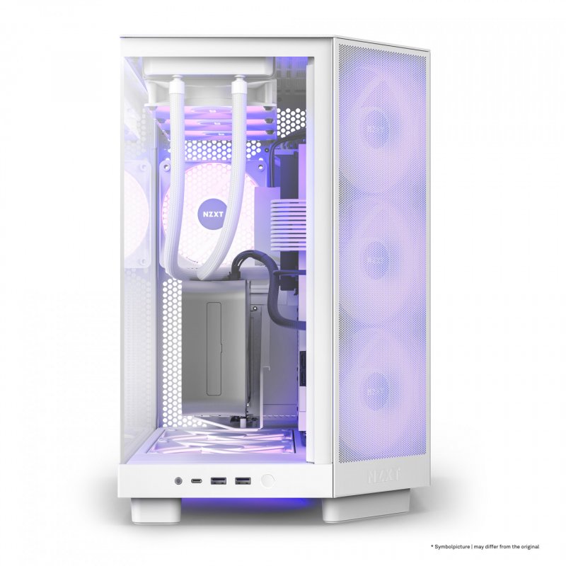 NZXT H6 Air Flow Midi Tower Blanc