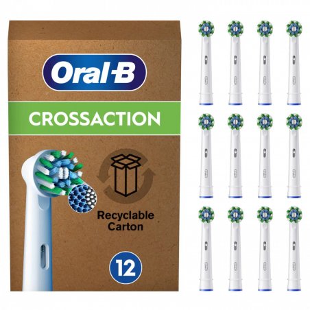 Oral-B CrossAction 12 pièce(s) Blanc