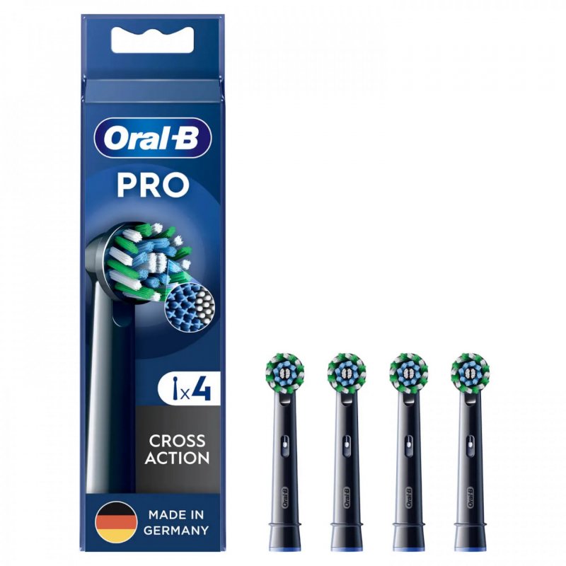 Oral-B CrossAction 4 pièce(s) Noir