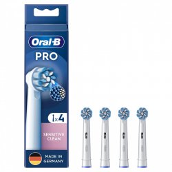 Oral-B Pro Sensitive Clean Aufsteckbürsten 4er-Pack (weiß)