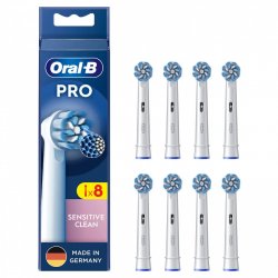Oral-B Pro Sensitive Clean Aufsteckbürsten 8er-Pack (weiß)