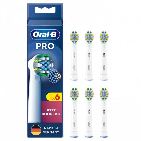 Oral-B Deep Cleaning 6 pièce(s) Blanc