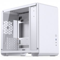 Jonsbo U4 Mini Micro-ATX-Gehäuse, Tempered Glass - weiß
