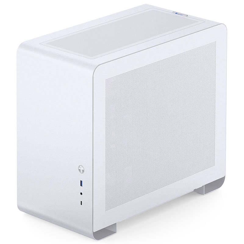 Jonsbo U4 Mini Micro-ATX-Gehäuse, Tempered Glass - weiß