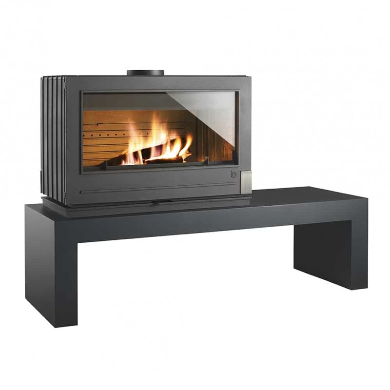 Invicta Preston Indoor Freestanding fireplace Firewood Anthracite