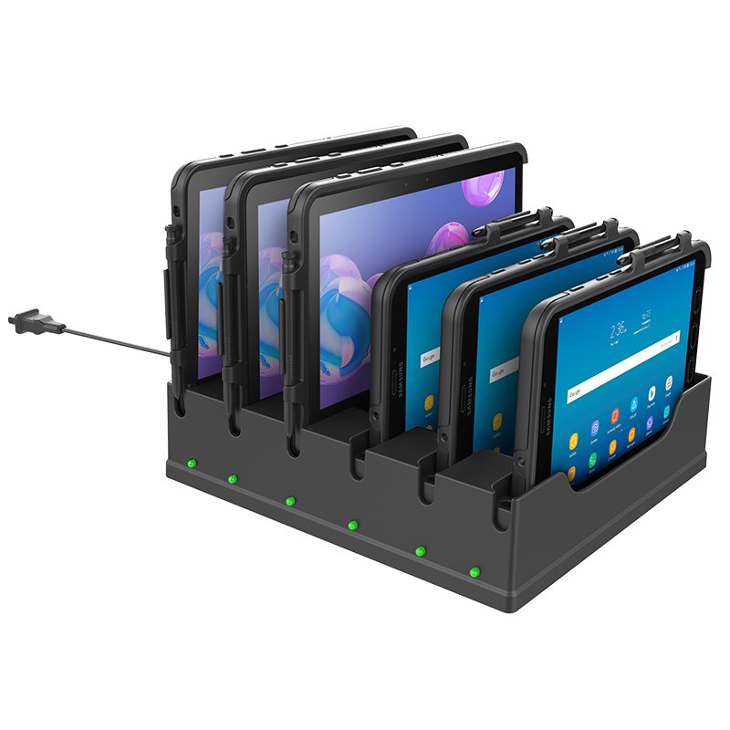 RAM Mounts RAM-DOCK-6G8P-OT1U Organiseur de station de chargement Autonome Noir