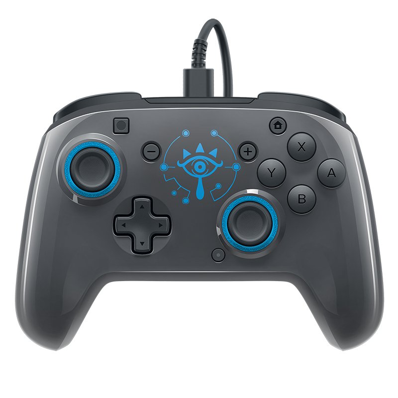 Switch Breath of Wild Faceoff Deluxe Wired Pro Controller