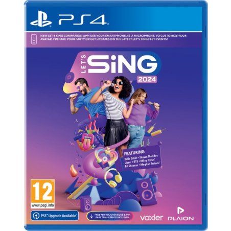 GAME Let's Sing 2024 Standard German, English, Spanish, French, Italian PlayStation 4
