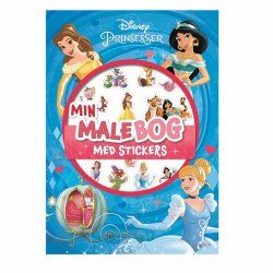 Carlsen - Coloring book with stickers - Disney Princess (CLR0545)