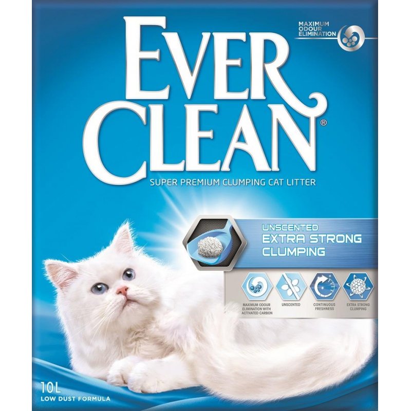 Ever Clean - Ekstra Strong Clumping Unscented 10 ltr. - (4301)