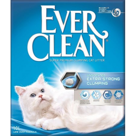 Ever Clean - Ekstra Strong Clumping Unscented 10 ltr. - (4301)