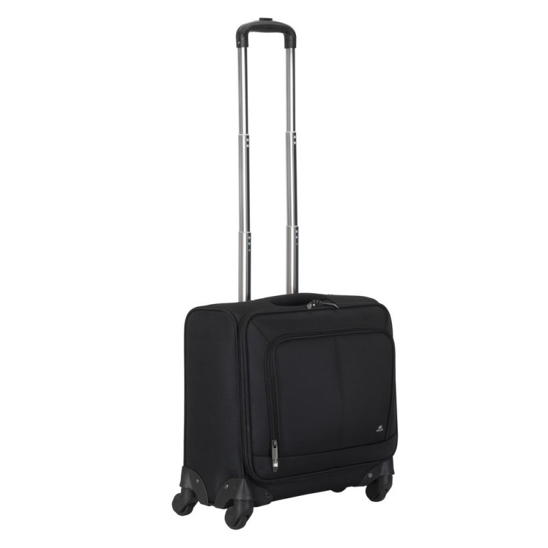 Rivacase Rollkoffer, Trolley Bag, 20 Zoll Notebookfach bis zu 15,6 Zoll, Zubehörfach, 360° Rollen