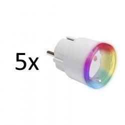 Shelly Plus Plug Weiß 5er Set - Smart Steckdose - Intelligente Steckdose Funktioniert mit Alexa & Google Home,