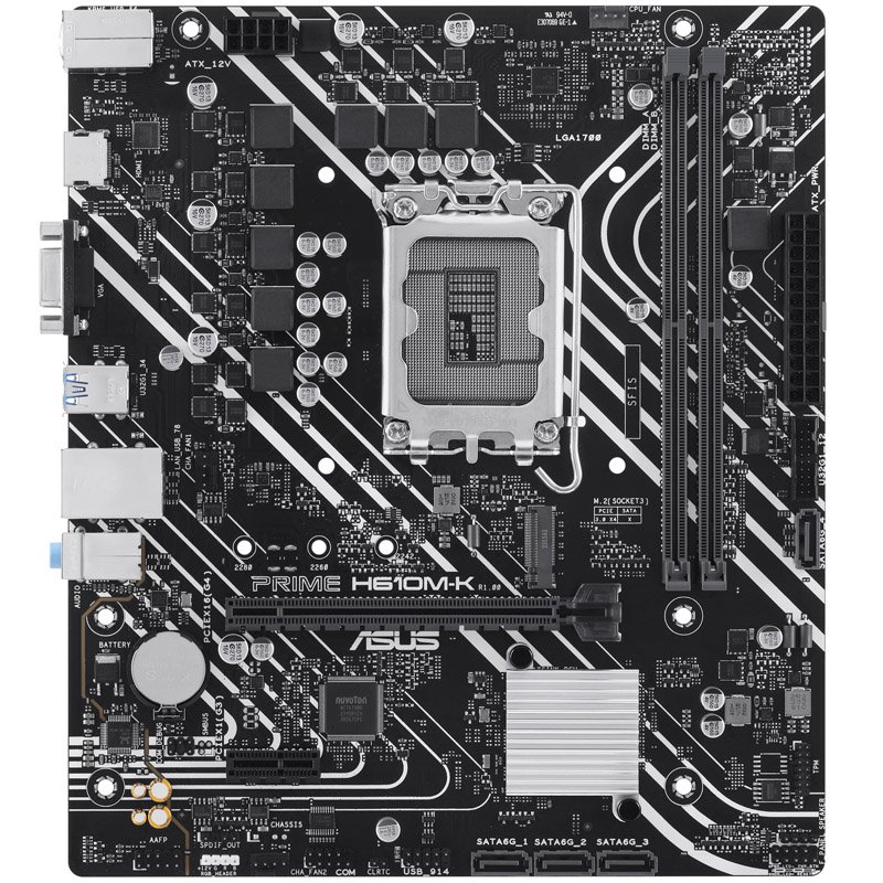 ASUS PRIME H610M-K LGA 1700 2DDR5 microA