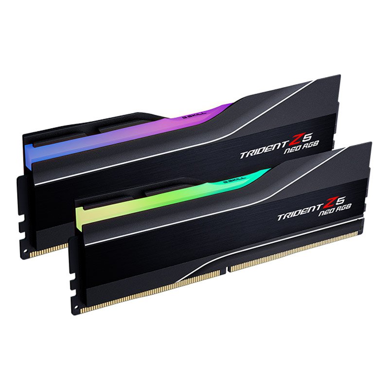 DIMM 48 GB DDR5-6400 (2x 24 GB) Dual-Kit (schwarz, F5-6400J3239F24GX2-TZ5NR, Trident Z5 NEO RGB)
