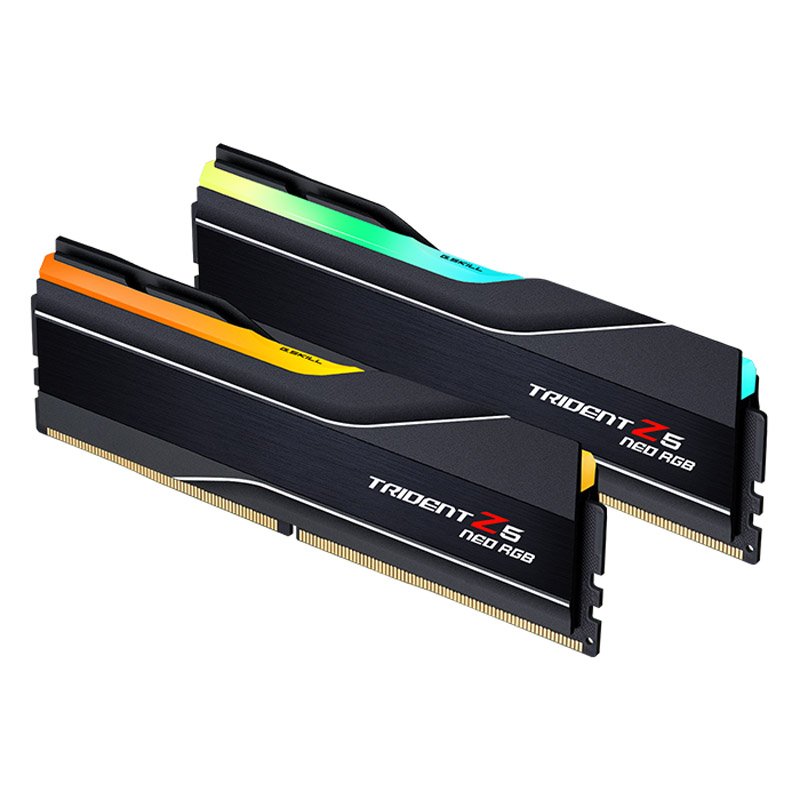DIMM 48 GB DDR5-6400 (2x 24 GB) Dual-Kit (schwarz, F5-6400J3239F24GX2-TZ5NR, Trident Z5 NEO RGB)