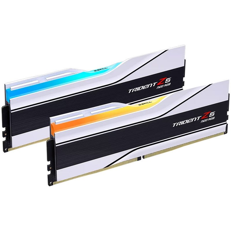 DIMM 48 GB DDR5-6400 (2x 24 GB) Dual-Kit (weiß, F5-6400J3239F24GX2-TZ5NRW, Trident Z5 NEO RGB)