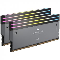 DIMM 64 GB DDR5-6000 (2x 32 GB) Dual-Kit (schwarz, CMP64GX5M2B6000Z30, Dominator Titanium, AMD EXPO)