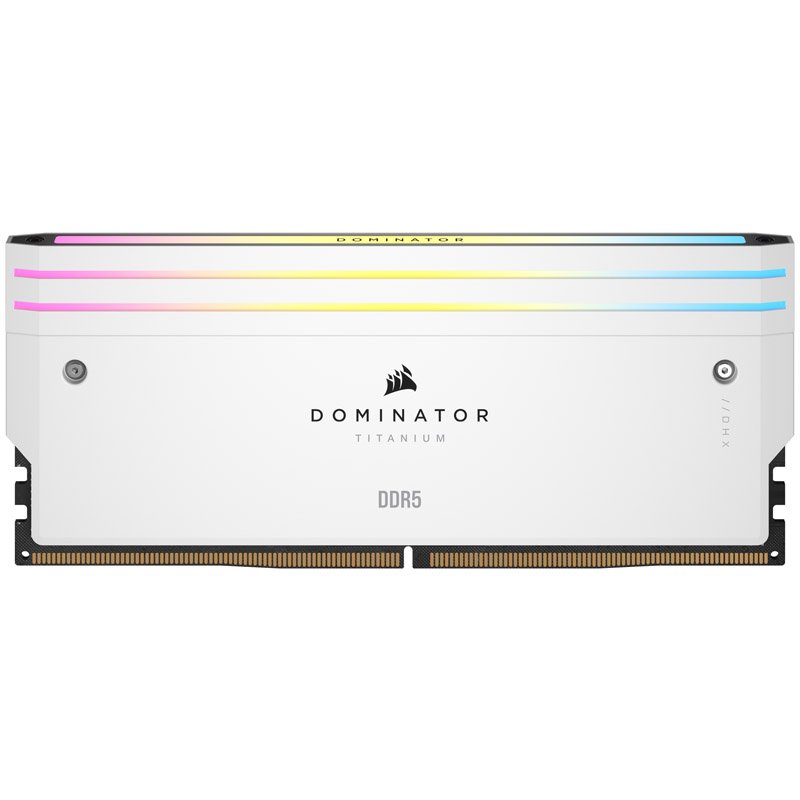 DIMM 64 GB DDR5-6400 (2x 32 GB) Dual-Kit (weiß, CMP64GX5M2B6400C32W, Dominator Titanium, INTEL XMP)