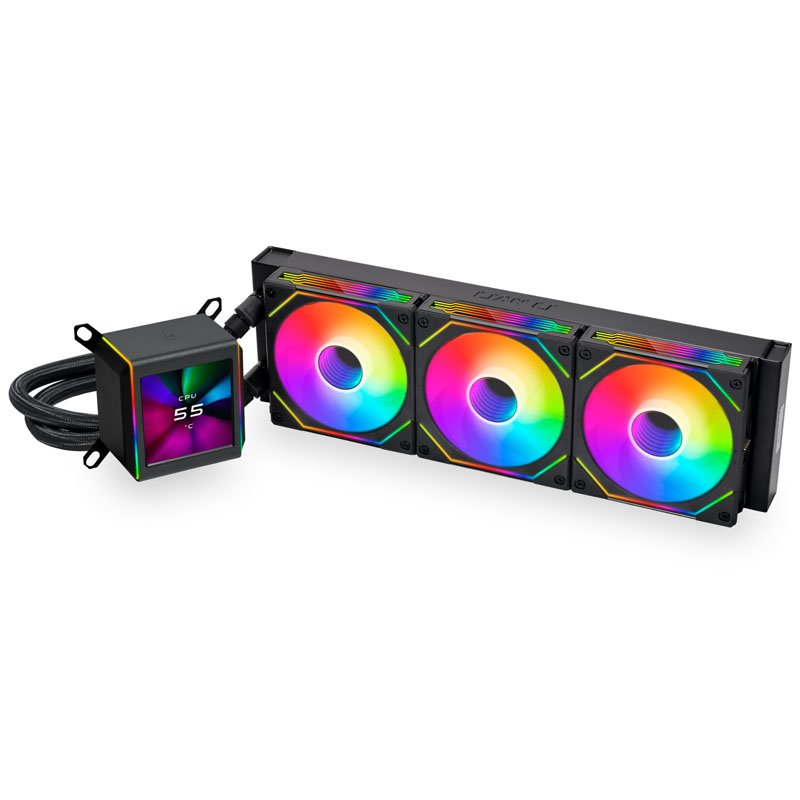 Kit Watercooling AIO Lian Li Galahad II LCD Infinity RGB - 360mm (Noir)