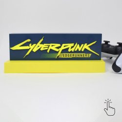 Cyberpunk Edgerunner lampe LED Logo 22 cm