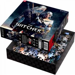 GAMING PUZZLE: THE WITCHER (WIEDŹMIN): GERALT AND CIRI PUZZLES - 1000