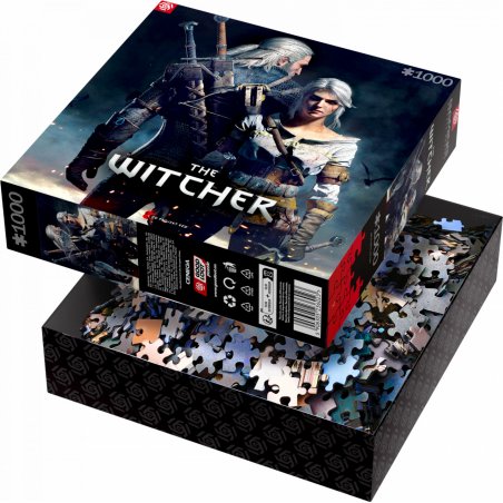 GAMING PUZZLE: THE WITCHER (WIEDŹMIN): GERALT AND CIRI PUZZLES - 1000