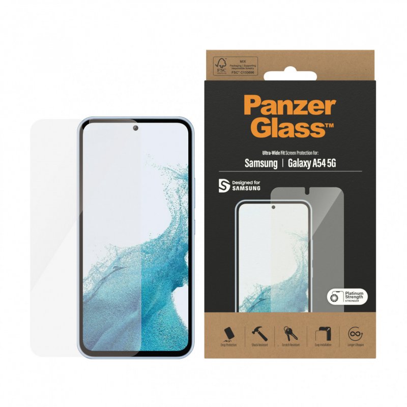 Displayschutz Ultra Wide-Fit (transparent, Samsung Galaxy A54 5G)