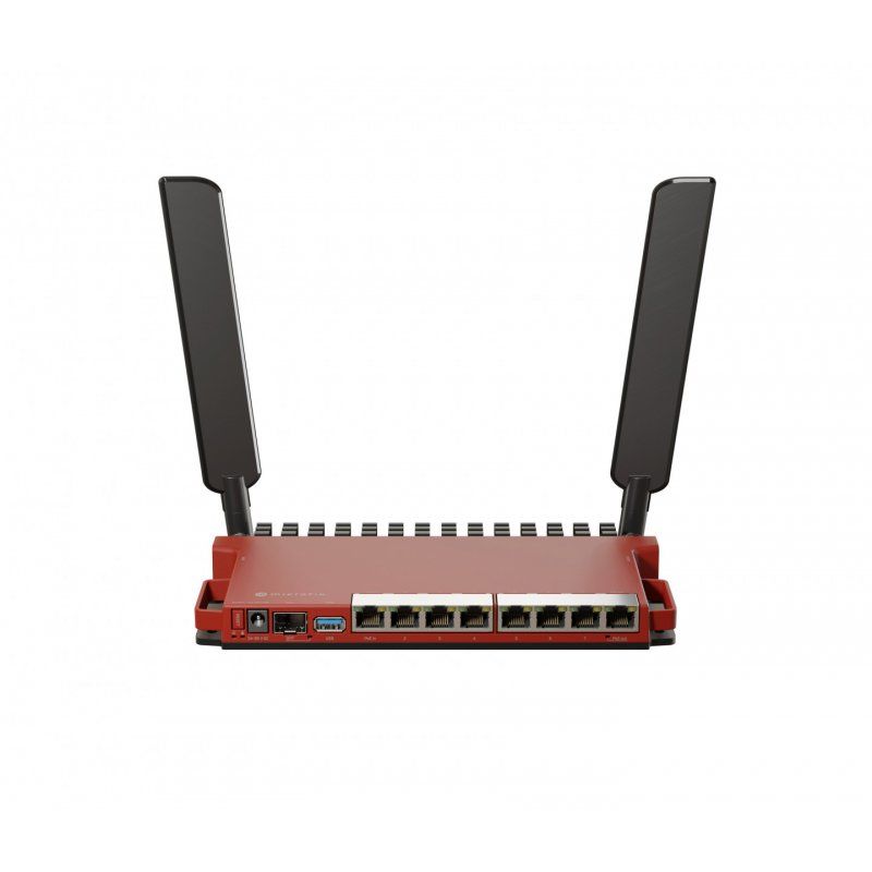 Mikrotik L009UiGS-2HaxD-IN wireless router Gigabit Ethernet Single-band (2.4 GHz) Red